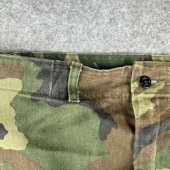 Vintage Gung Ho Burk Camo Pants Mens 34 Military Cargo Y2K Distressed USA Made* - Picture 3 of 16